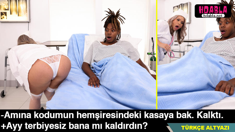 Sarışın hemşire önünde domalınca Ameliyattan önce götten girdi