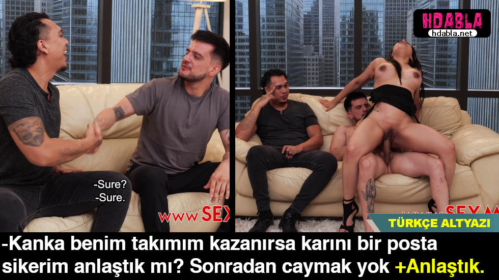 Karımın üzerine bahse girdim Tuttuğum takım kaybederse Kankamla yatacak