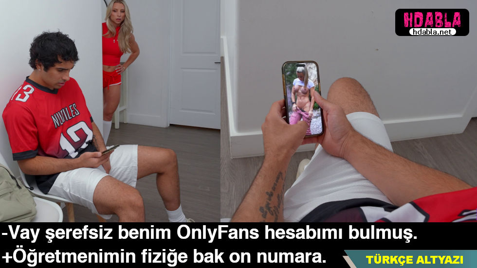 Beden eğitimi öğretmenimin OnlyFans hesabını buldum Karı taş gibi