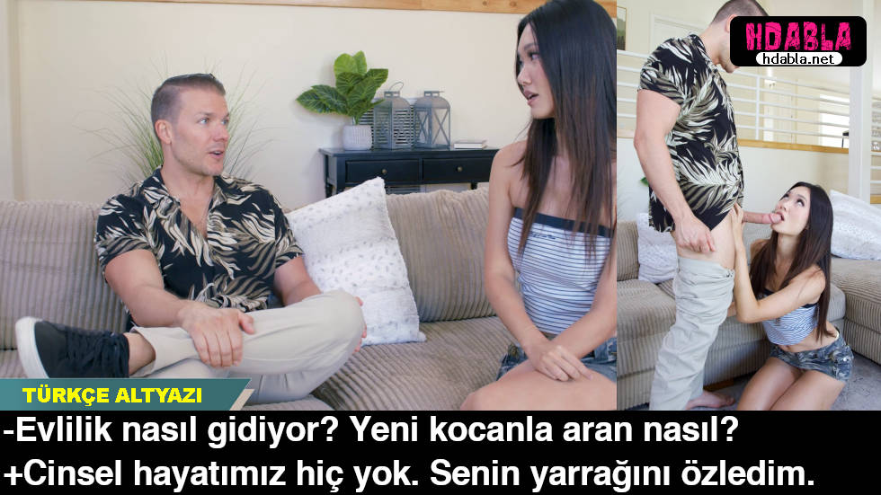 Yeni evlenen Asyalı orospu eski sevgilisine hayır diyemiyor